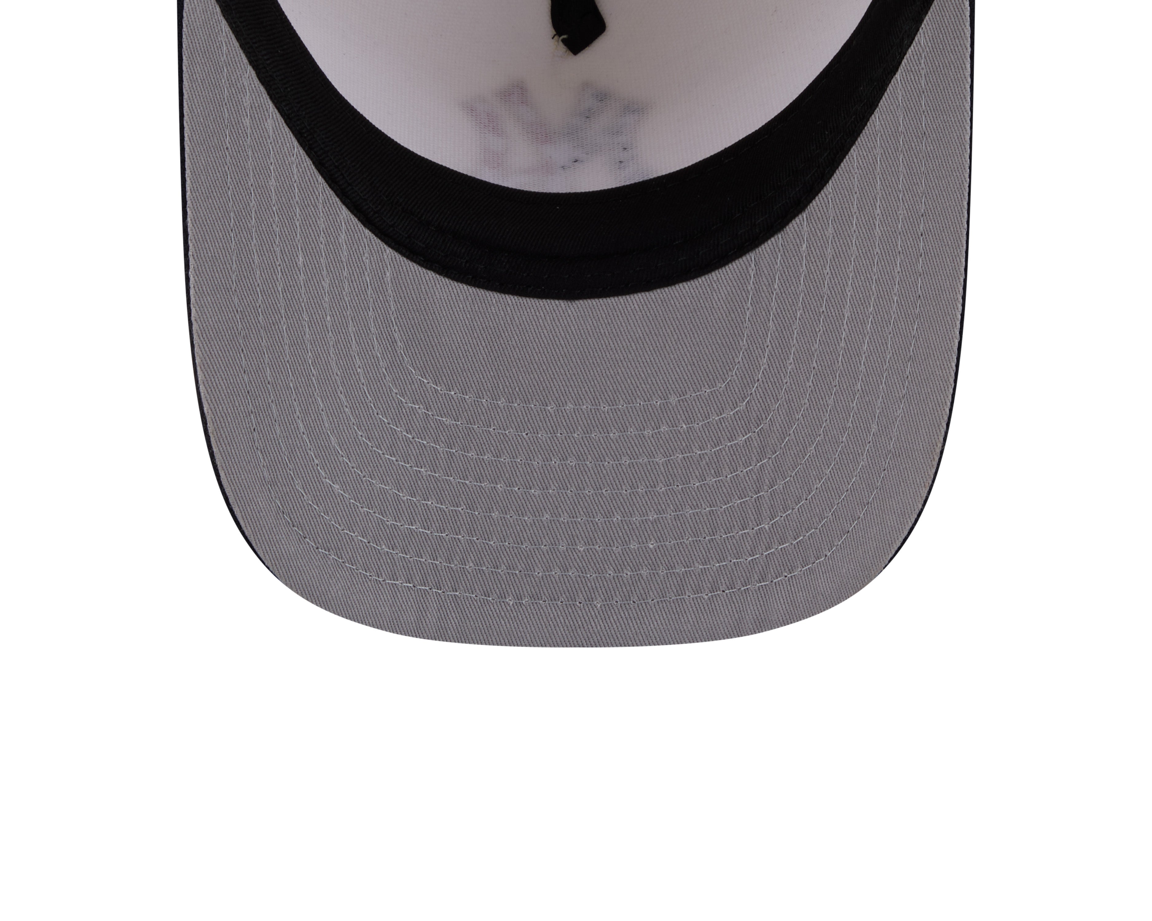 New Era New York Yankees 9FIFTY A-Frame snapback kap med stjerner og striber i chrome finish, vises forside.