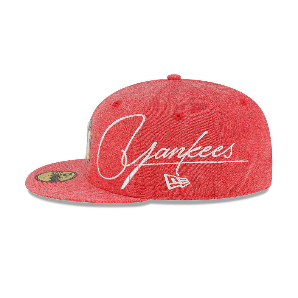 New Era - 59FIFTY - New York Yankees - SCRIPT Energy - Red - Headz Up 
