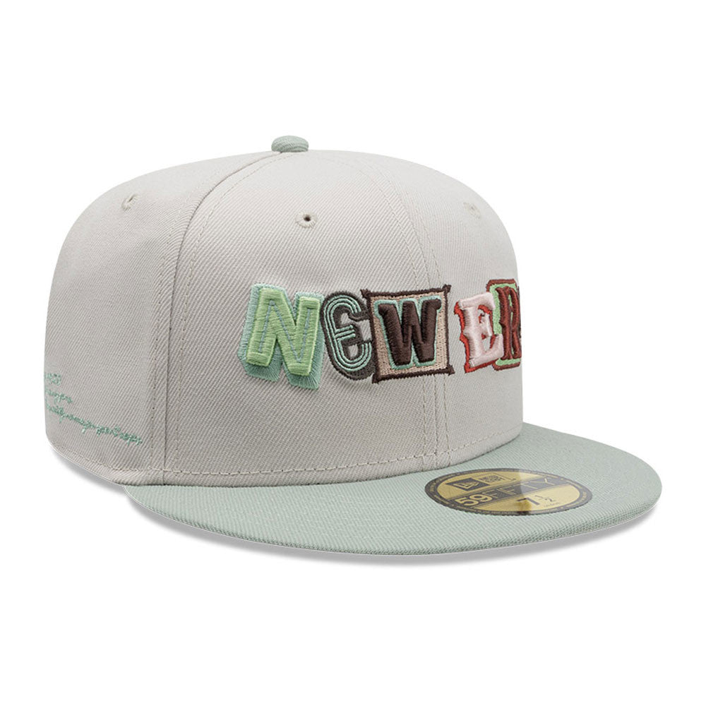 New Era - 59FIFTY - DIY NOTE NE - ENERGY - White - Headz Up 
