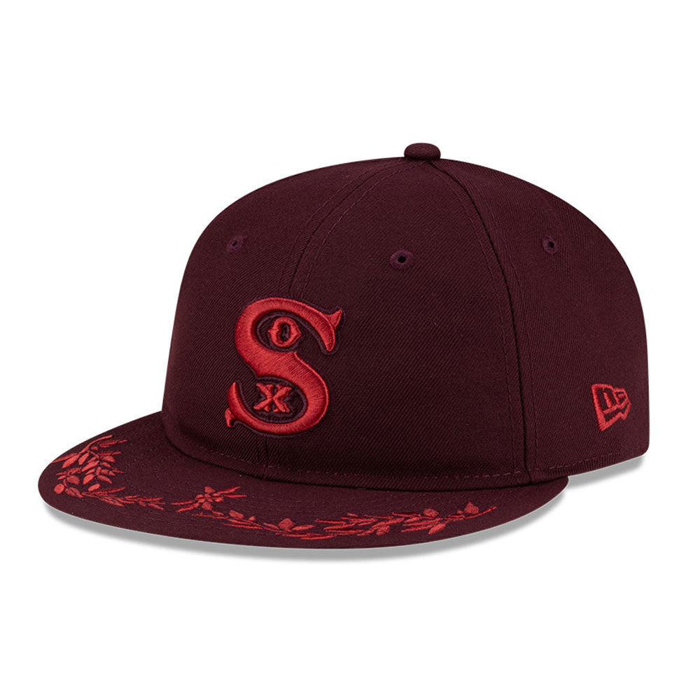 New Era - 9FIFTY Retro Crown - Chicago White Sox - LOURISHES ENERGY - Dark Red - Headz Up 