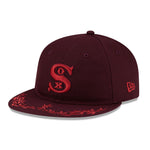 New Era - 9FIFTY Retro Crown - Chicago White Sox - LOURISHES ENERGY - Dark Red - Headz Up 