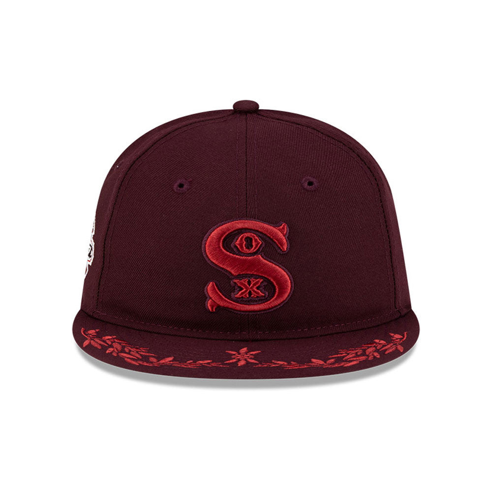 New Era - 9FIFTY Retro Crown - Chicago White Sox - LOURISHES ENERGY - Dark Red - Headz Up 