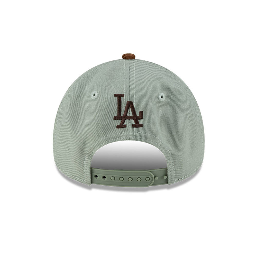 New Era -  9FORTY A-Frame - DIY NOTE ENERGY - Los Angeles Dodgers - Moss Green/Dark Brown - Headz Up 