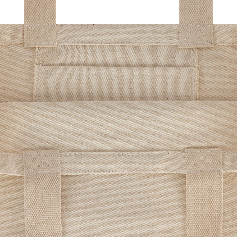 New Era tote taske med blomsterlogo i off-white farve, stor og rummelig med grafisk design.