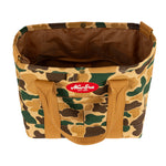 Beige New Era NE CAMO tote taske med camo-mønster og rummelig design, perfekt til daglig brug.