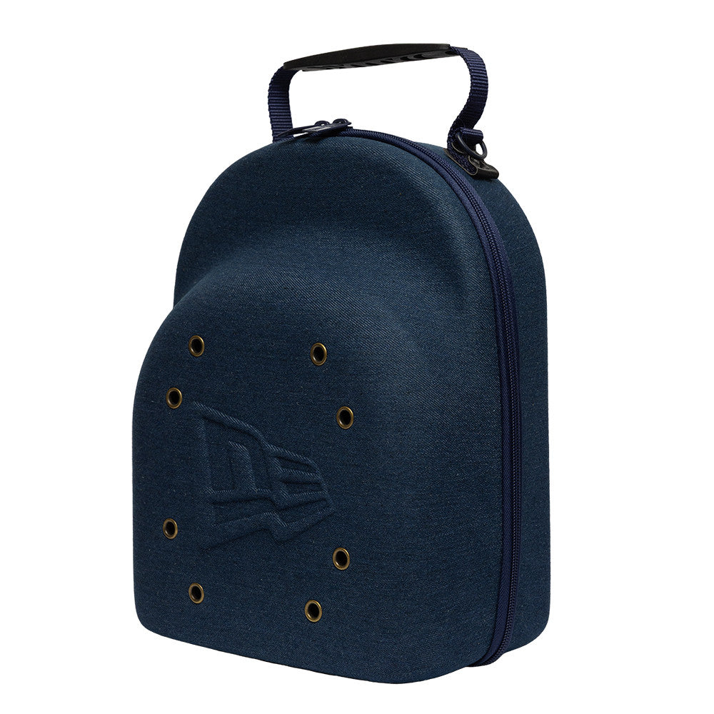 New Era denim taske til bæresele, Navy, 6-pack, praktisk og slidstærk taske til opbevaring og transport
