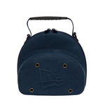 Navy New Era denim capholder i to-pack, bærbar taske til caps med justerbar rem og slidstærkt materiale.