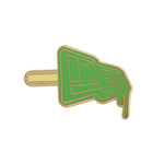 Grøn New Era NE LOLLY pinsæt til taske, synlig med detaljeret design og logo.