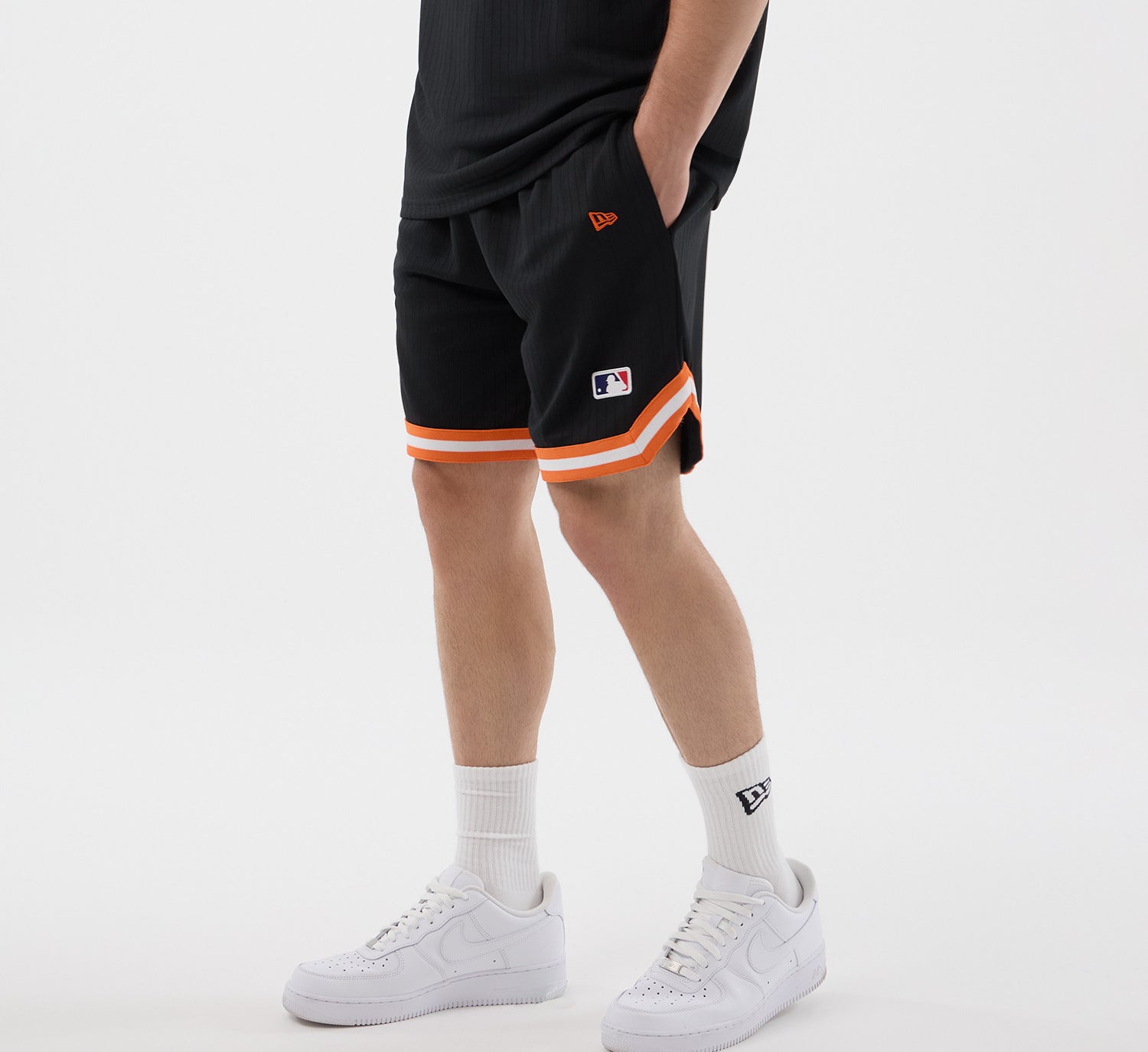 New Era - New York Mets - MLB ARCH OS Shorts - Black - Headz Up 