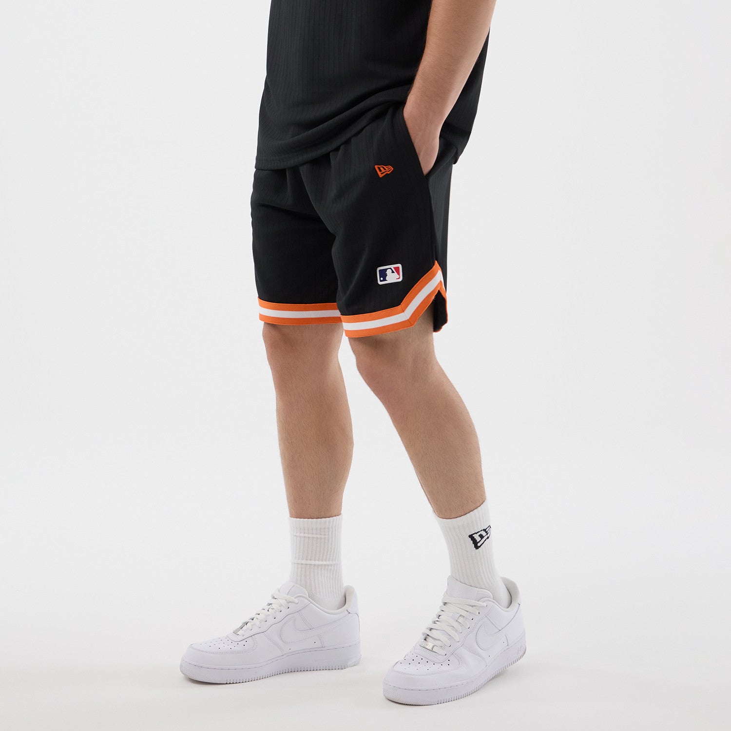New Era - New York Mets - MLB ARCH OS Shorts - Black - Headz Up 