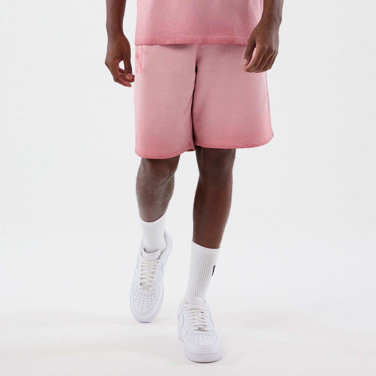 New Era - New York Yankees - MLB WASHED Logo Shorts - Pink - Headz Up 