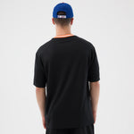 Sort New Era MLB ARCH oversized t-shirt med Mets-logo, afslappet stil og komfortabel pasform.