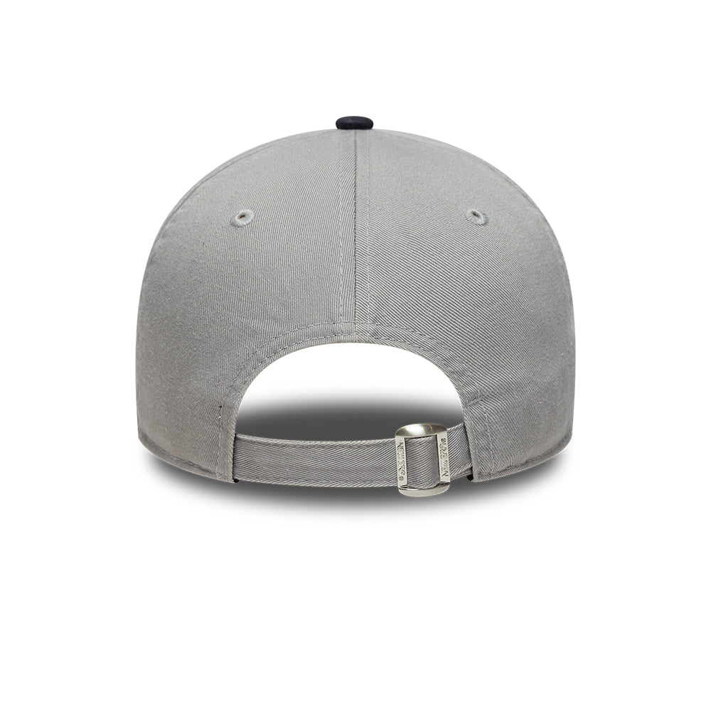 New Era Los Angeles Dodgers 9TWENTY mini washed kontrast cap i grå og navy, afslappet og stilfuld baseball kasket