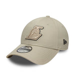 New Era - TEAM OUTLINE - 9FORTY - Los Angeles Lakers - Stone - Headz Up 