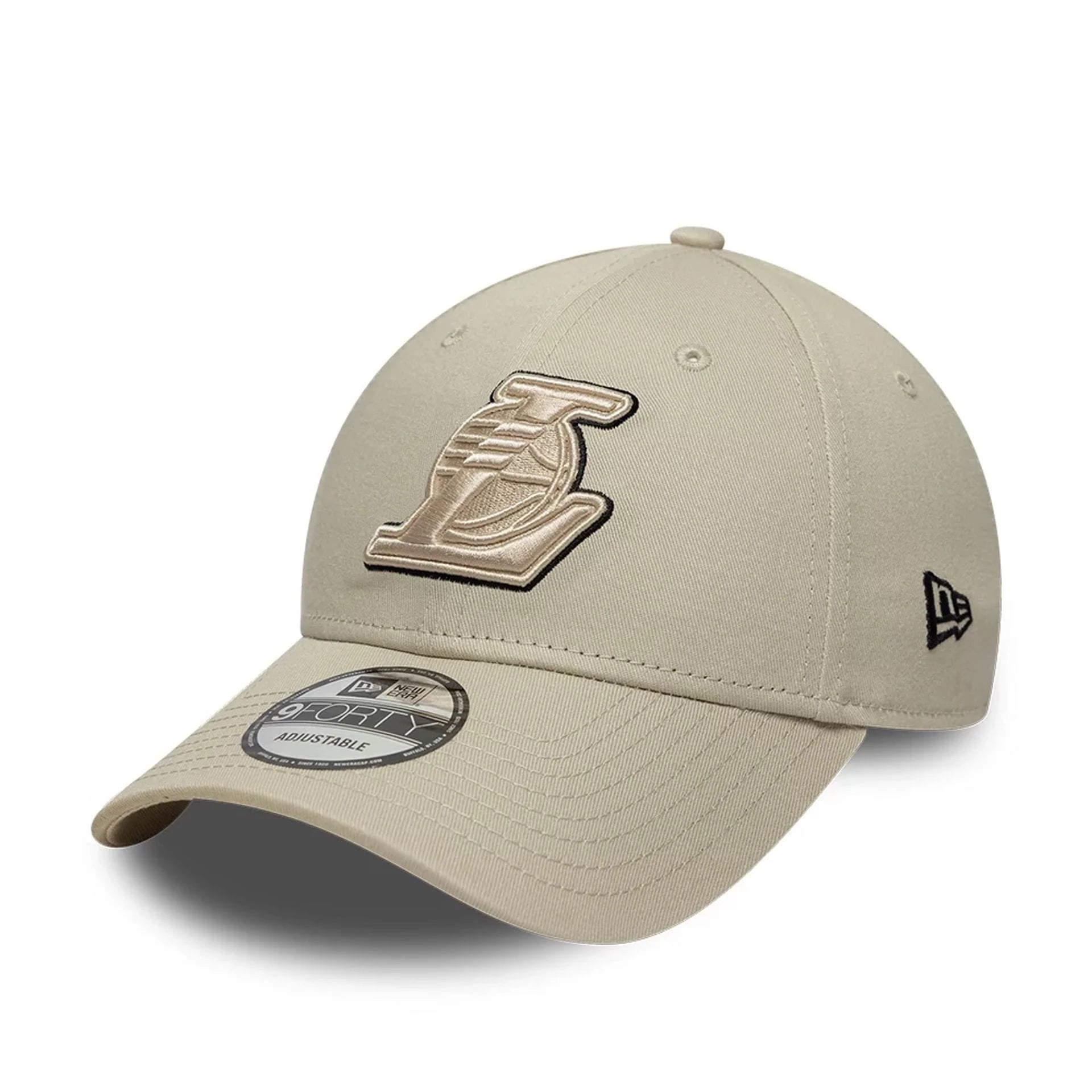 New Era - TEAM OUTLINE - 9FORTY - Los Angeles Lakers - Stone - Headz Up 