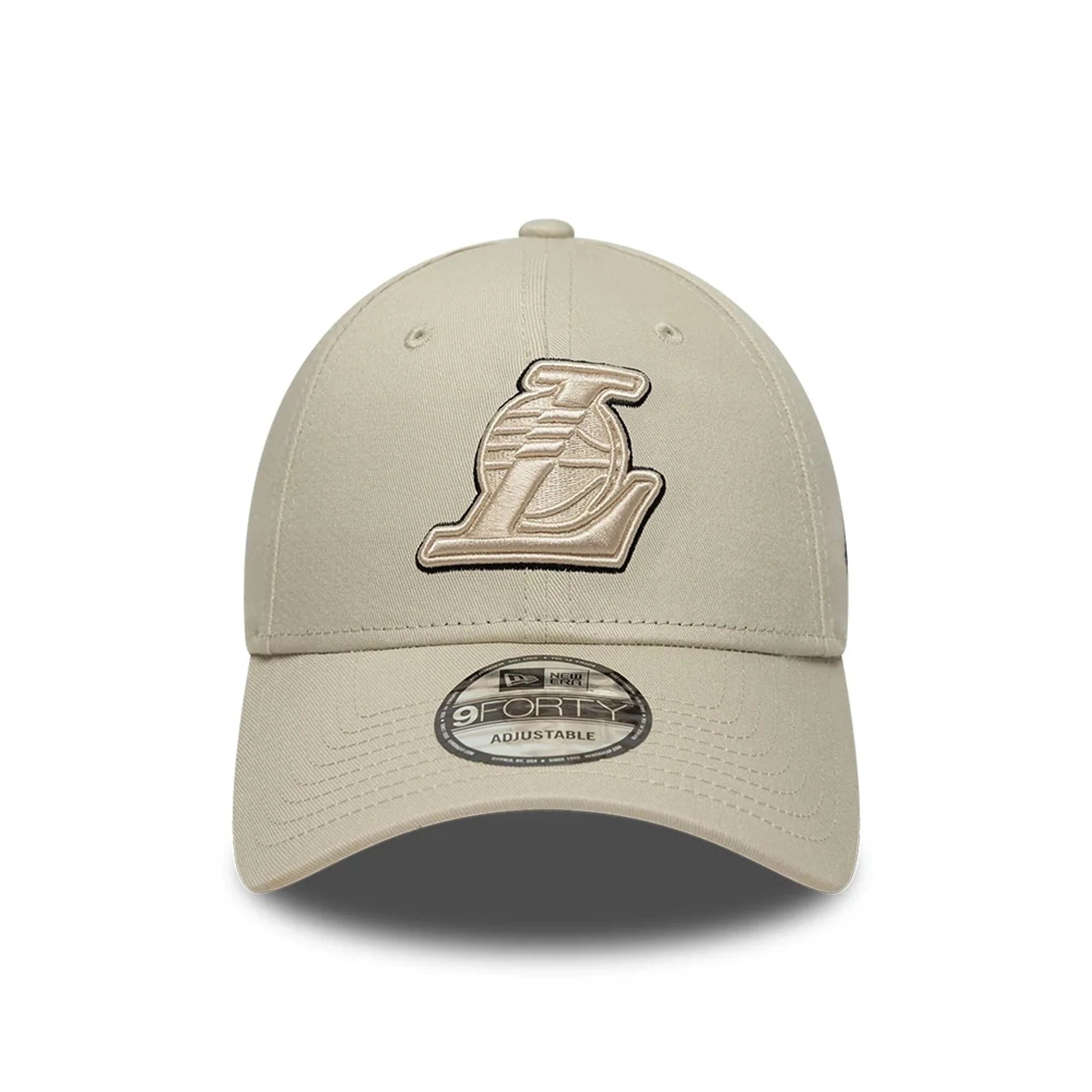 New Era - TEAM OUTLINE - 9FORTY - Los Angeles Lakers - Stone - Headz Up 