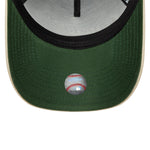 New Era 9FORTY E-Frame Los Angeles Dodgers kasket i blå og krom med bylogo og justerbart bånd.