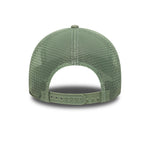 Grøn pastel New Era A-Frame Trucker Cap med Lakers logo og meshbaggrund, sportstil for Los Angeles Lakers fans.