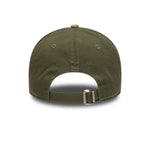 New Era Oakland Athletics 9TWENTY mini washed kontrast cap i oliven og beige farver, afslappet og stilfuld hovedbeklædning
