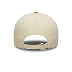 New Era New York Mets 9TWENTY mini washed kontrast cap i sten og mørk beige, afslappet stil og komfortabel pasform