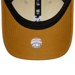 New Era New York Mets 9TWENTY mini washed kontrast cap i sten og mørk beige farver, afslappet stil og komfortabel pasform