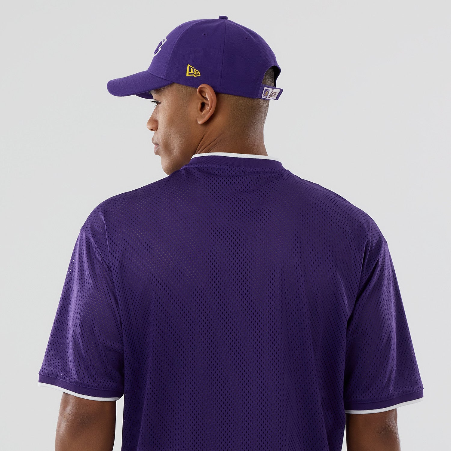 New Era - NFL Oversize Mesh Tee - Los Angeles Lakers - Headz Up 