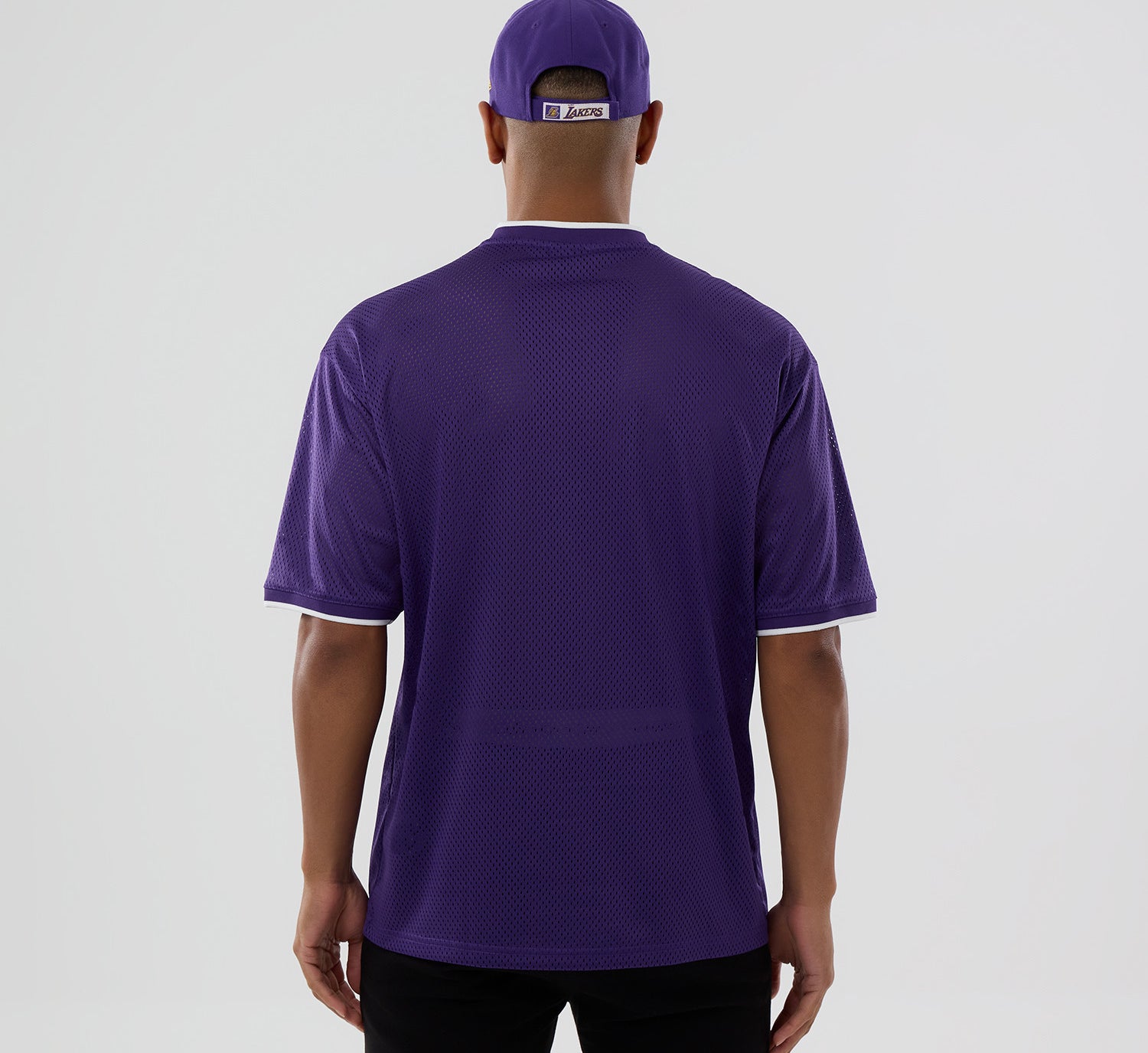 New Era - NFL Oversize Mesh Tee - Los Angeles Lakers - Headz Up 