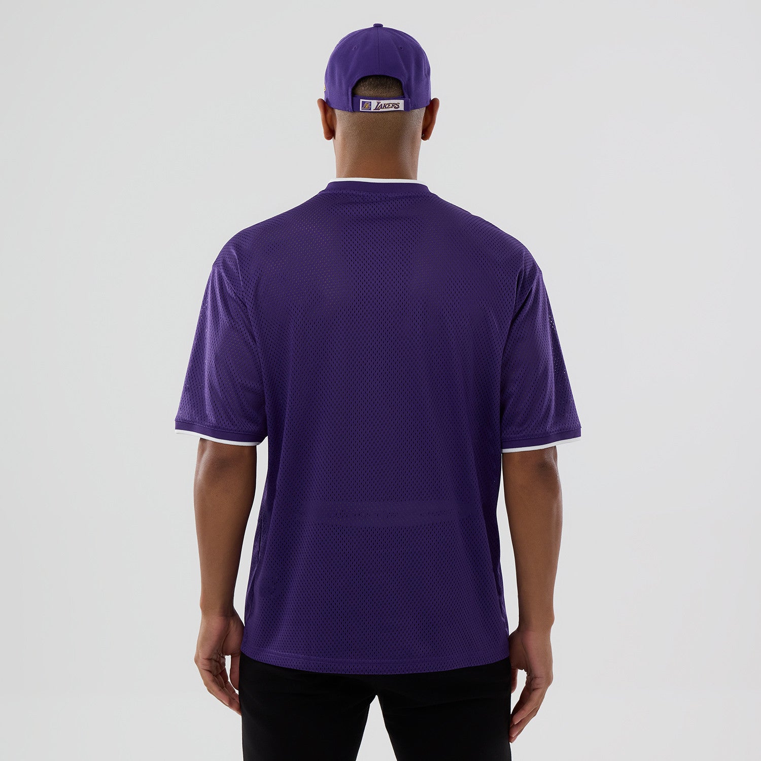 New Era - NFL Oversize Mesh Tee - Los Angeles Lakers - Headz Up 