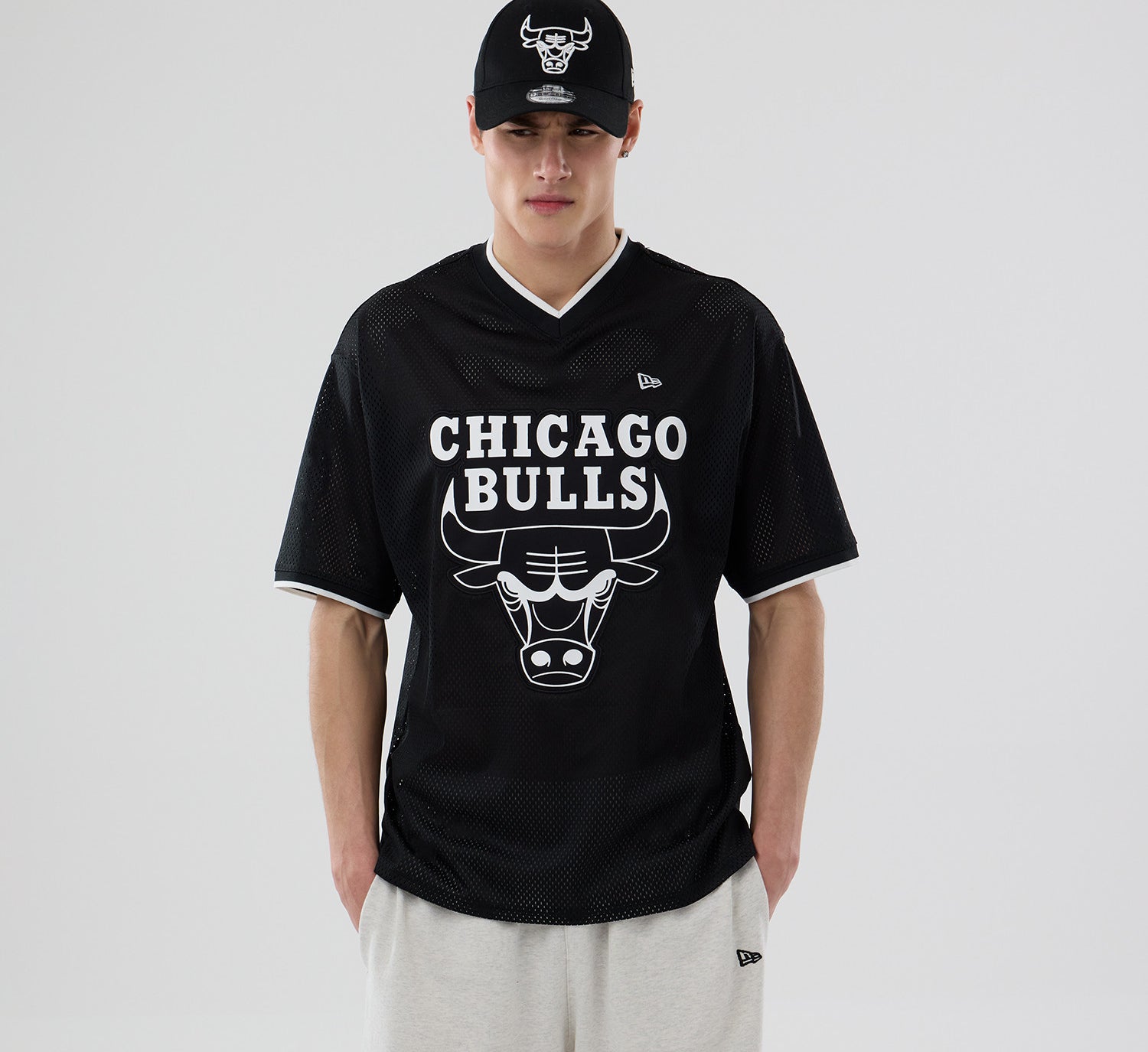 New Era - NFL Oversize Mesh Tee - Chicago Bulls - Headz Up 