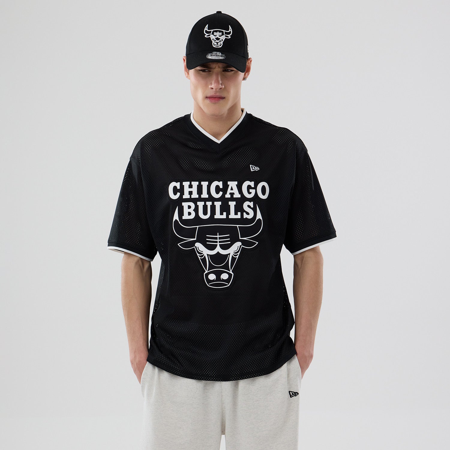 New Era - NFL Oversize Mesh Tee - Chicago Bulls - Headz Up 