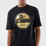 New Era - 59FIFTY COPENHAGEN STICKER TEE - Oversized - Black - Headz Up 