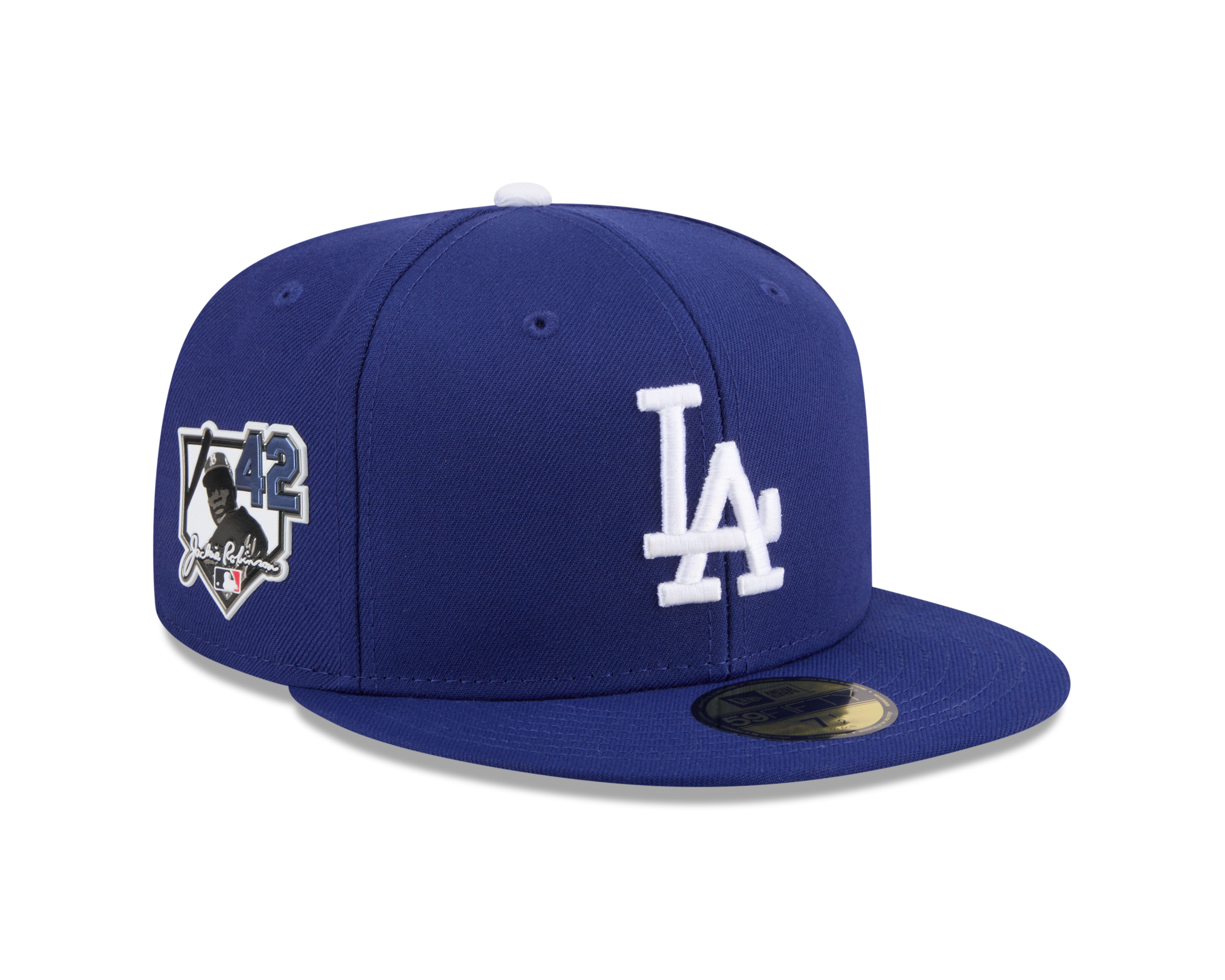 New Era - 59FIFTY - Jackie Robinson JRD - Los Angeles Dodgers - Blue - Headz Up 