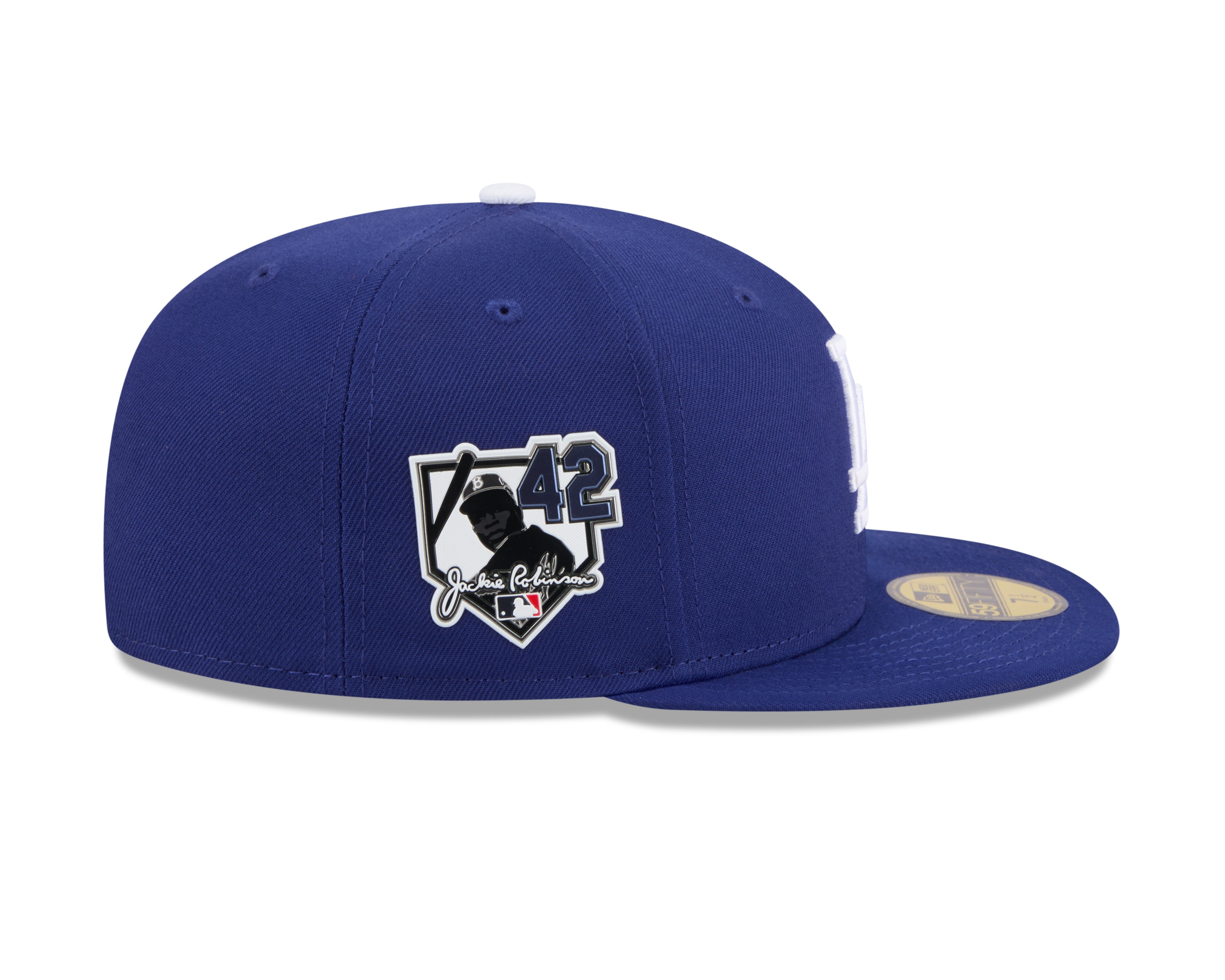 New Era - 59FIFTY - Jackie Robinson JRD - Los Angeles Dodgers - Blue - Headz Up 