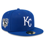 New Era 59FIFTY baseballkasket med Jackie Robinson JRD design til Kansas City Royals i blå farve