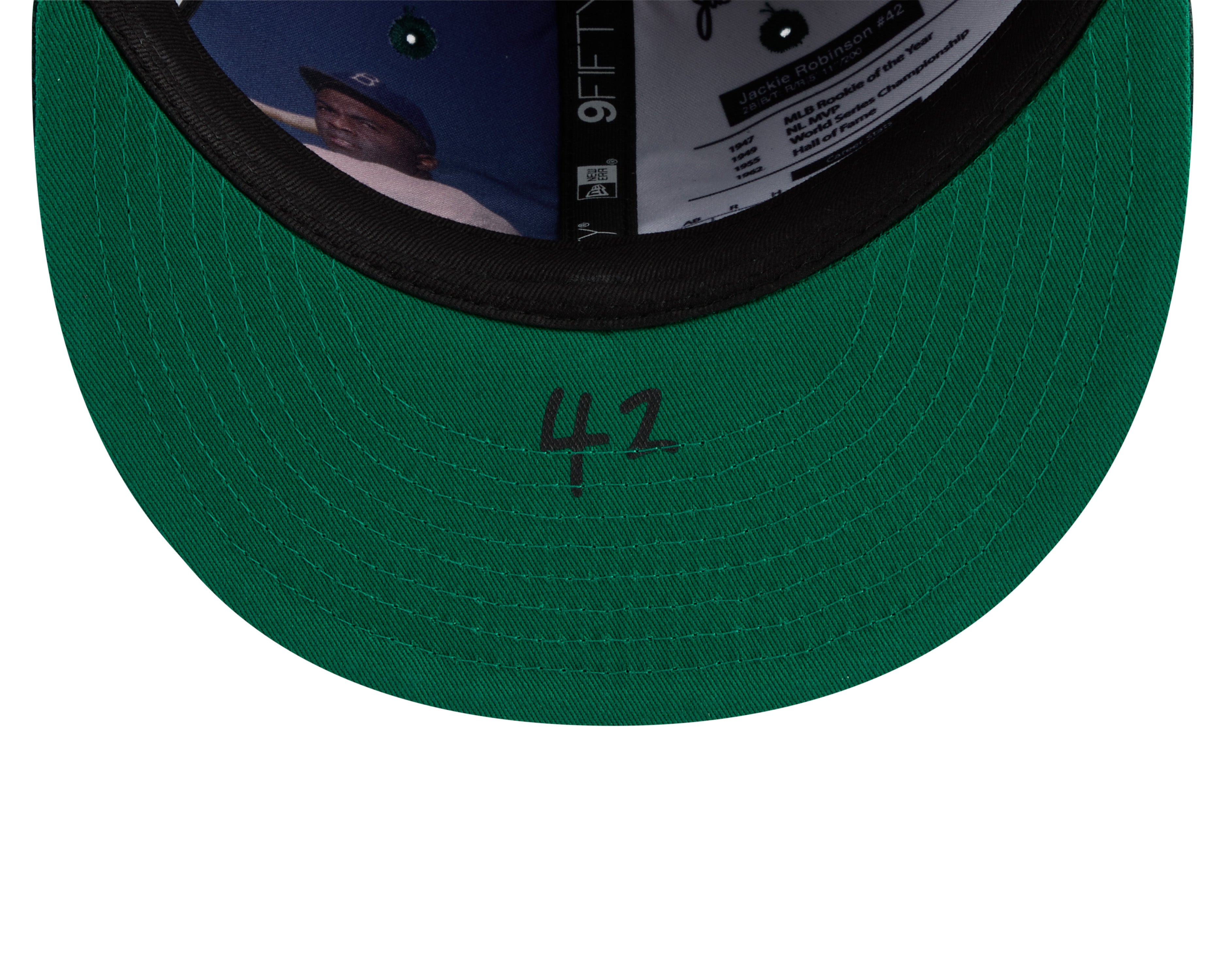 New Era 9FIFTY snapback cap med Oakland Athletics logo, sort og grøn, med justerbart bagstykke og flat skygge