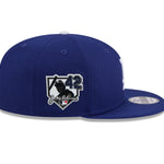 New Era Jackie Robinson Los Angeles Dodgers 9FIFTY snapback cap set på højre side med Dodgers logo og sort design