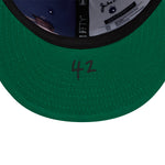 New Era Jackie Robinson Los Angeles Dodgers 9FIFTY snapback cap med Dodgers-logo og justerbar rem.
