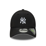 Sort New Era 9FORTY Yankees-cap i sort genanvendt materiale set forfra