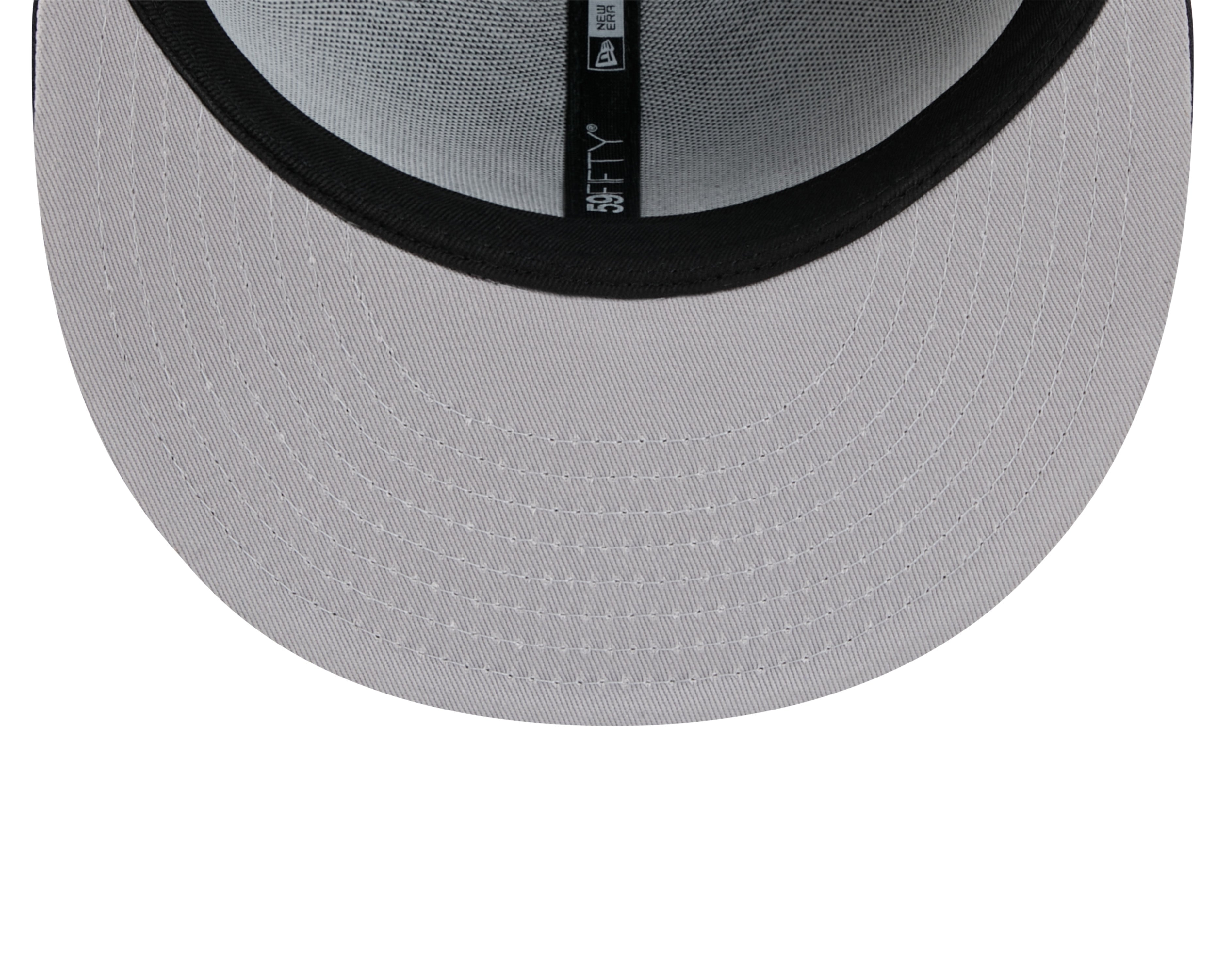 New Era 59FIFTY fitted cap med side script, navy farve og NY Yankees logo, sporty og stilfuld hovedbeklædning.