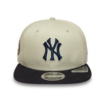 New Era 9FIFTY Original Fit New York Yankees kasket med COOPERSTOWN WS PATCH i krom og navy farver, afsluttet med justerbart fit