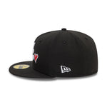 New Era - 59FIFTY Fitted Cap - Atlanta Braves - HEART ICON - Black/White - Headz Up 