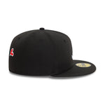 New Era - 59FIFTY Fitted Cap - Atlanta Braves - HEART ICON - Black/White - Headz Up 