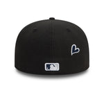 New Era - 59FIFTY Fitted Cap - New York Yankees - HEART ICON - Black/White - Headz Up 