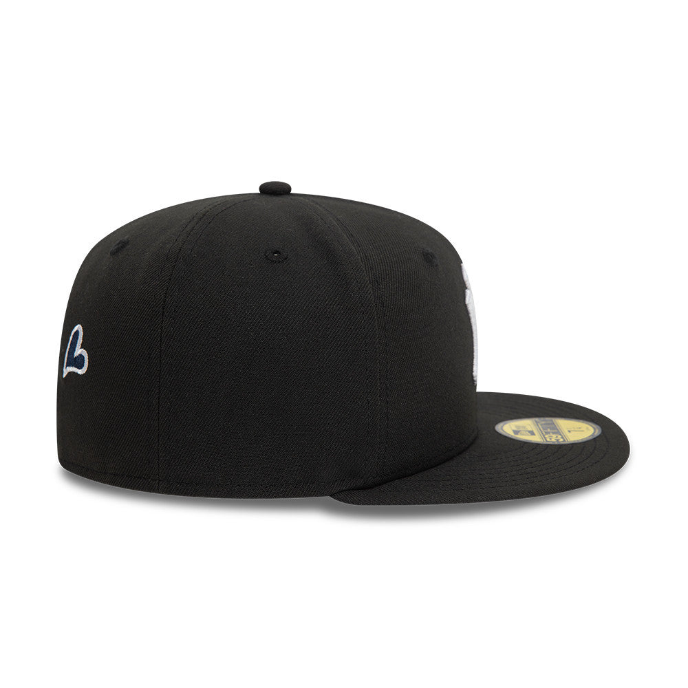 New Era - 59FIFTY Fitted Cap - New York Yankees - HEART ICON - Black/White - Headz Up 