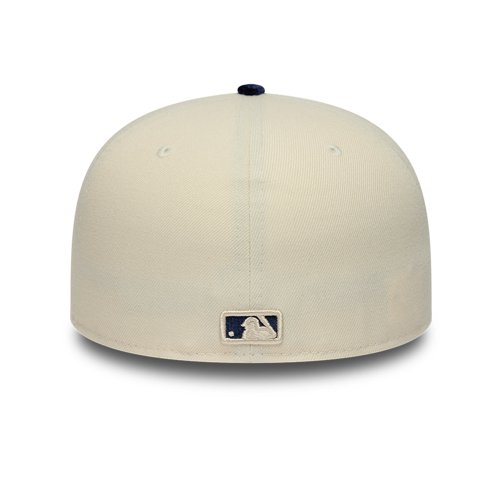 New Era - 59FIFTY Fitted - New York Yankees - PAISLEY VISOR - Light Chrome/Navy - Headz Up 
