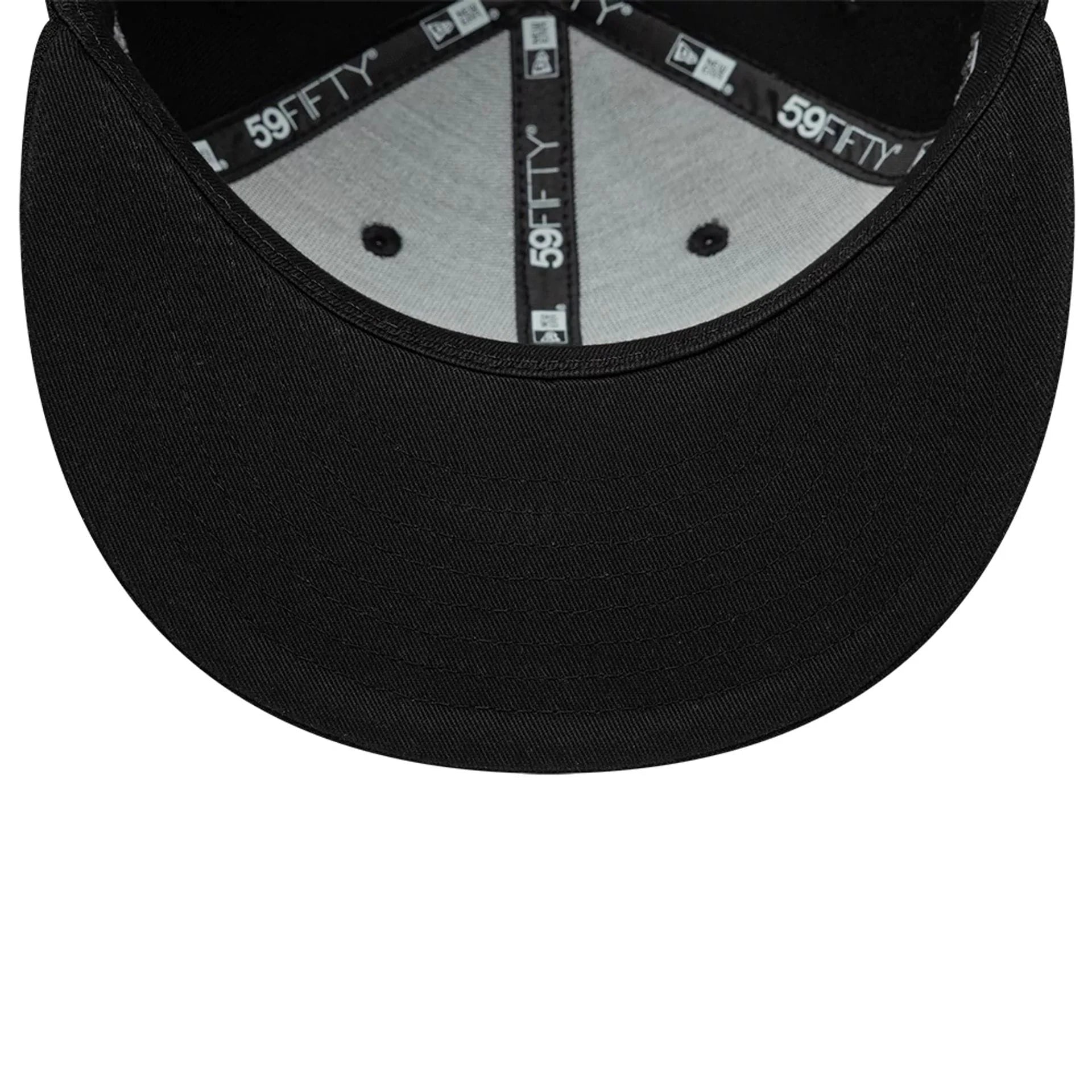 Sort New Era 59FIFTY Fitted cap med NE-SCRIBBLE design, klassisk sort og komfortabel pasform