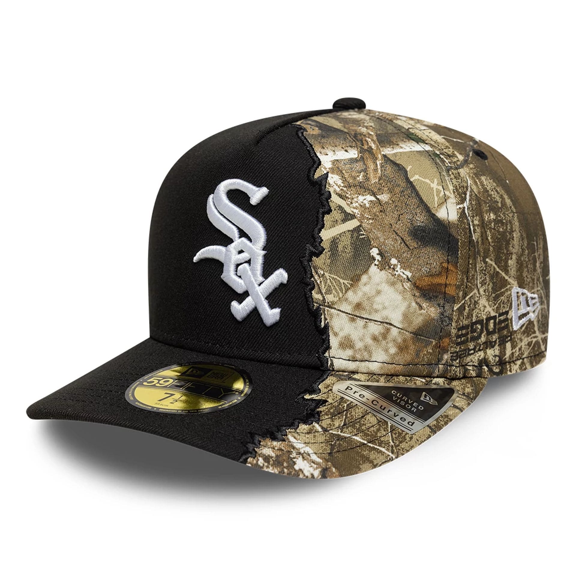 New Era - 59FIFTY Fitted A-Frame - Chicago White Sox - SPLIT REAL TREE - Black - Headz Up 