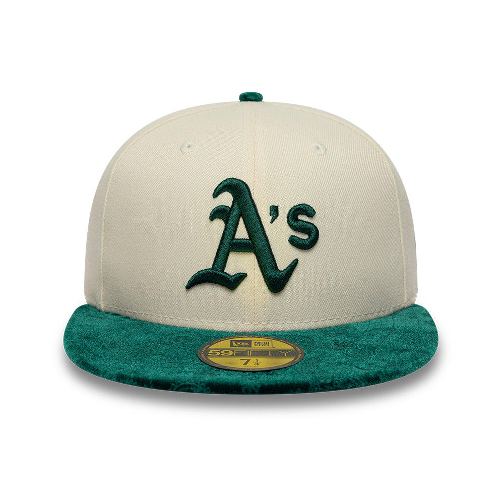 New Era - 59FIFTY Fitted - Oakland Athletics - PAISLEY VISOR - Light Chrome/Green - Headz Up 