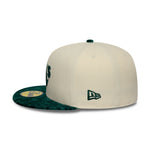 New Era - 59FIFTY Fitted - Oakland Athletics - PAISLEY VISOR - Light Chrome/Green - Headz Up 
