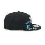 New Era 59FIFTY fitted cap i sort med Charlotte Hornets HWC-logotrand